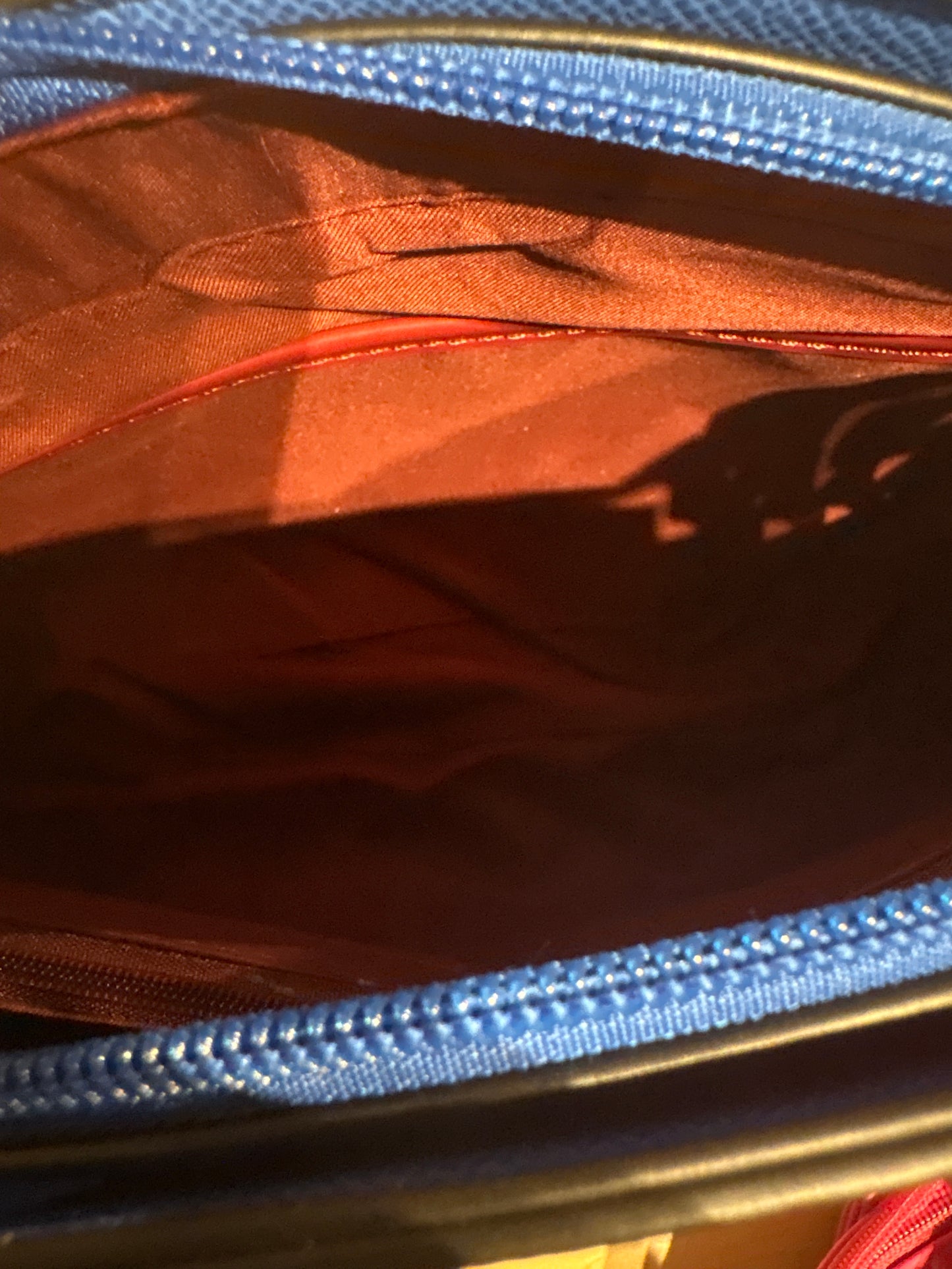Blue Shoulder Bag with longer straps