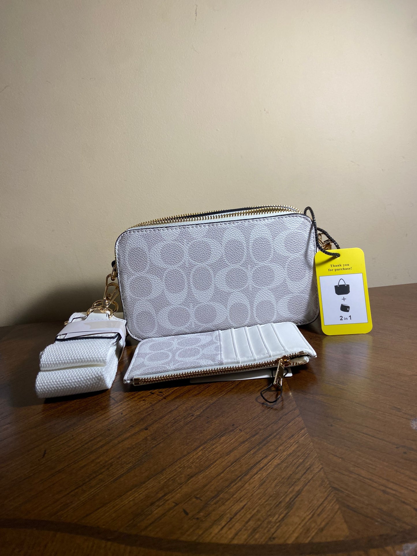 2 IN 1 Crossbody W/Small Pouch