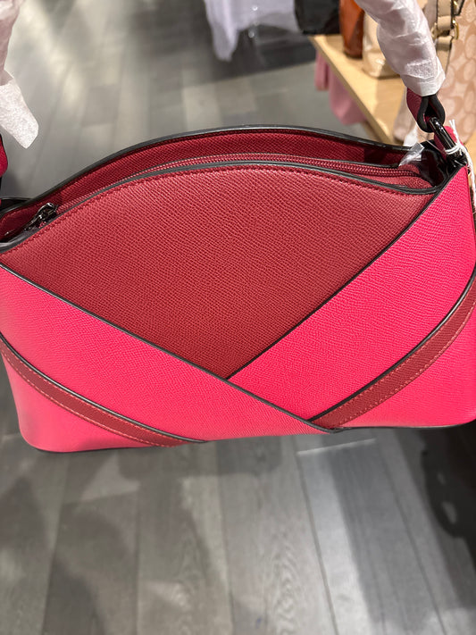 Red Shoulder Bag with longer straps