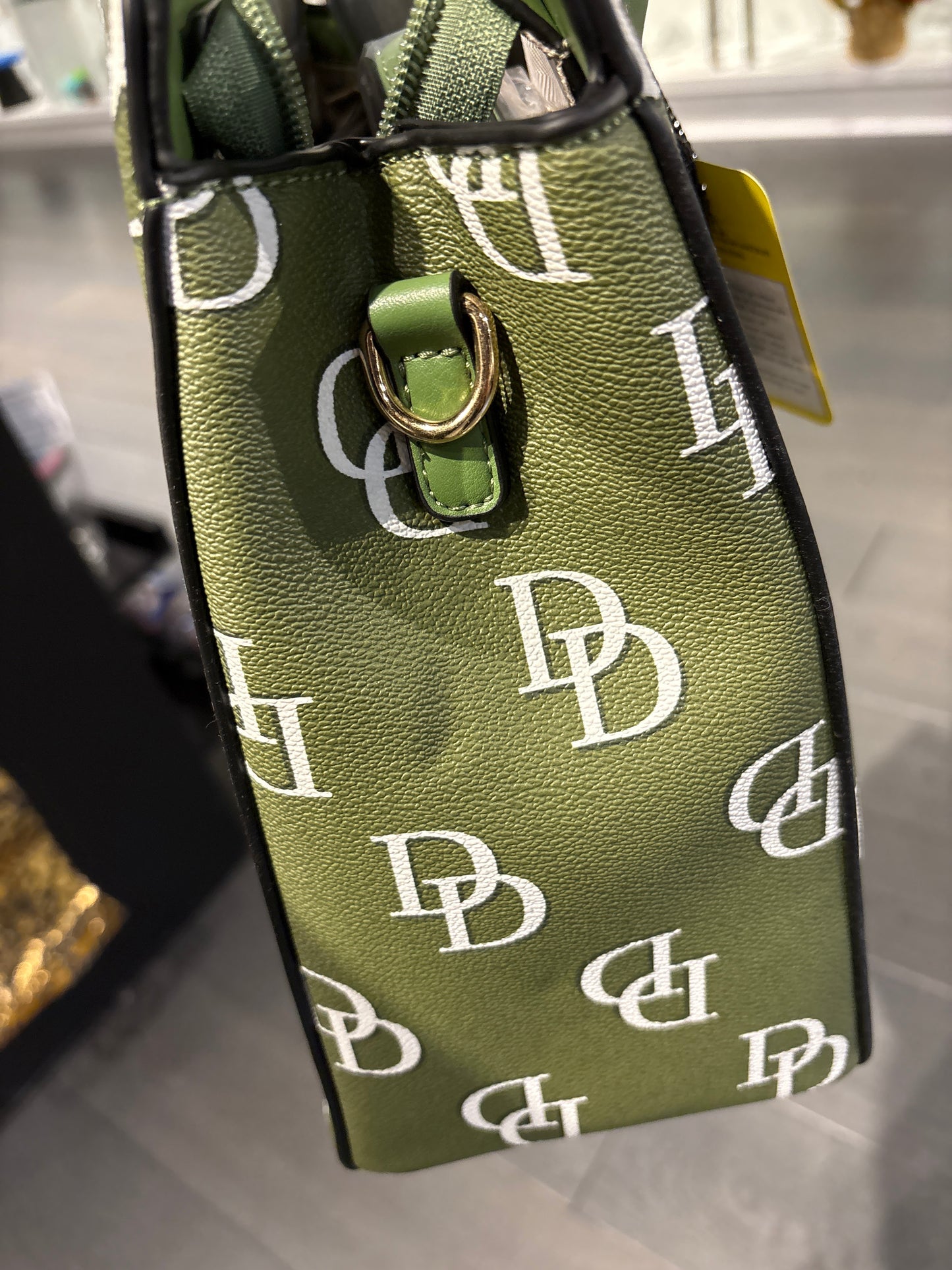 Olive Large Purse with wallet