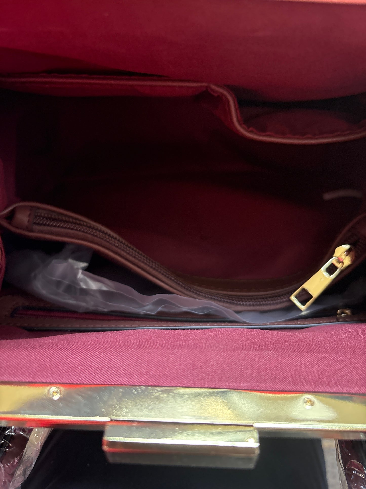 Black bag with straps
