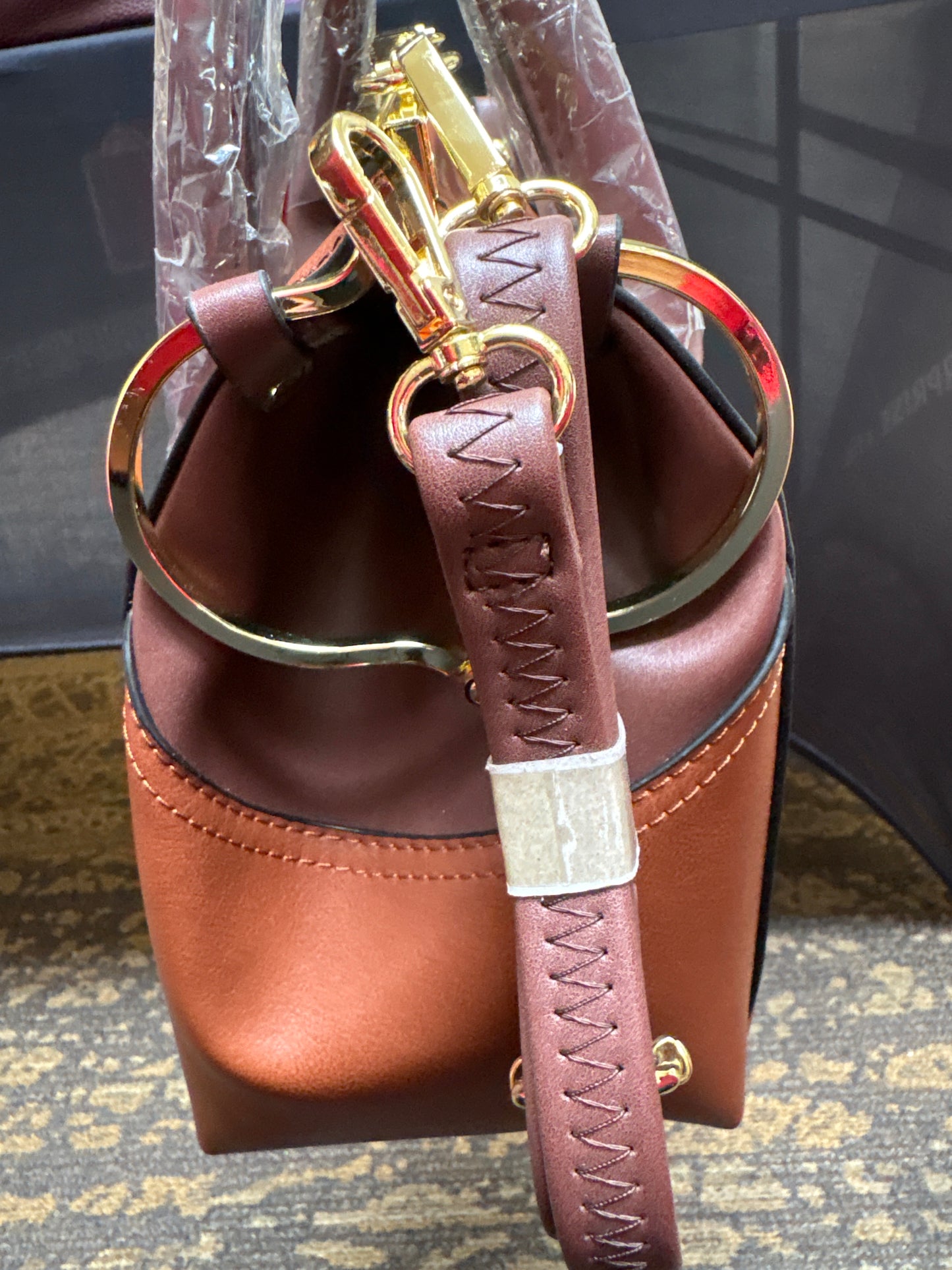 Brown Bag with straps